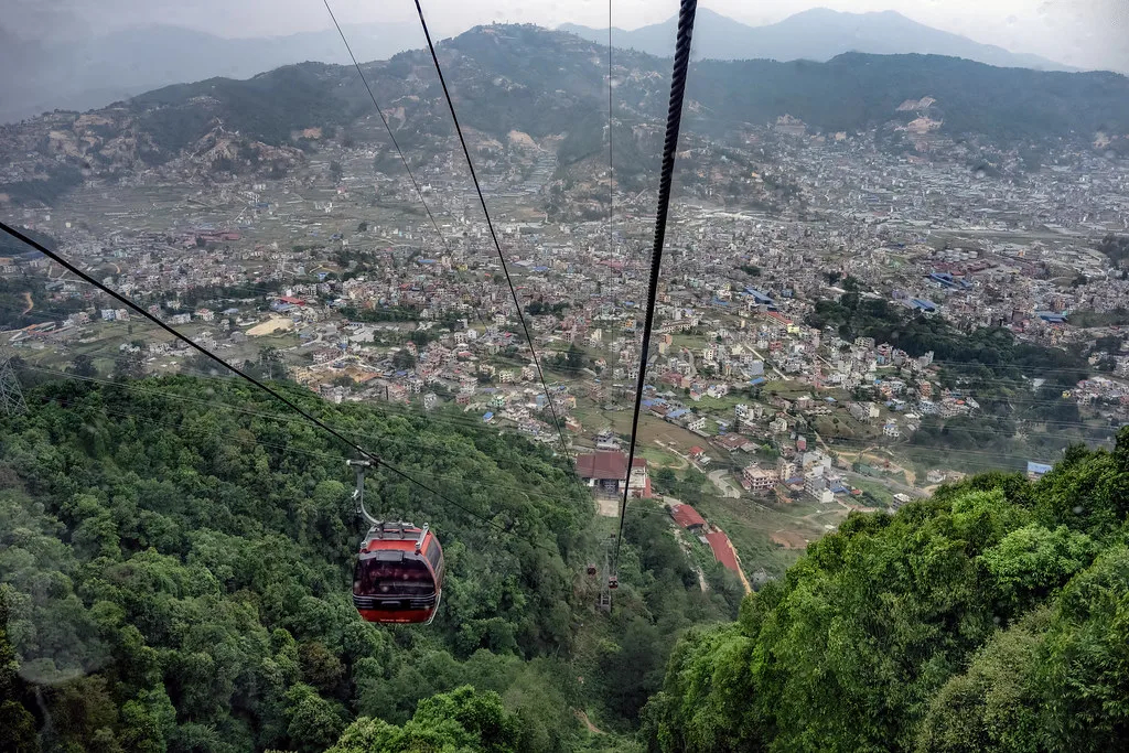 Chandragiri - Snowfall in Nepal